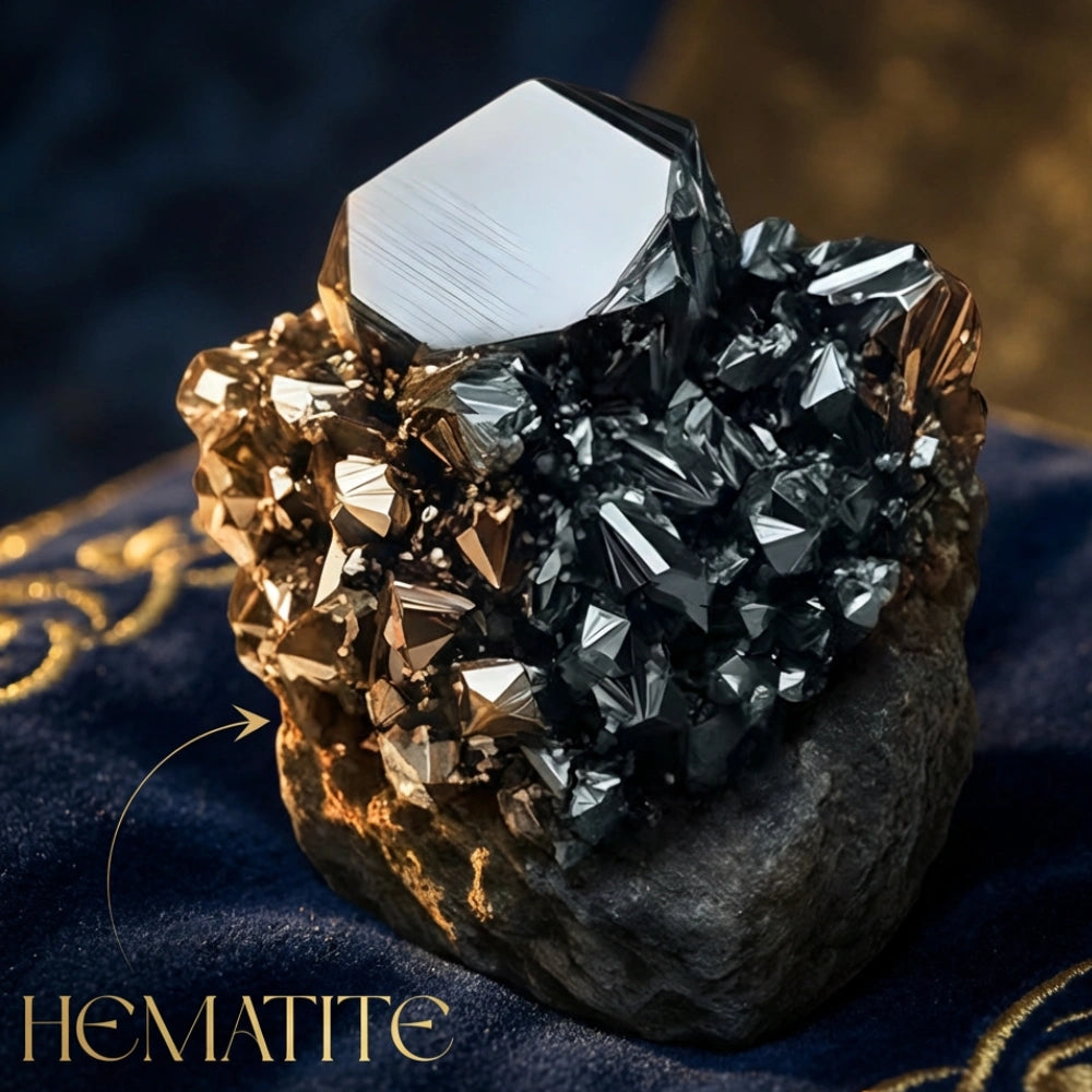 Bracelet Hémistone en hématite — Réveillez l’homme dominant qui sommeille en vous.