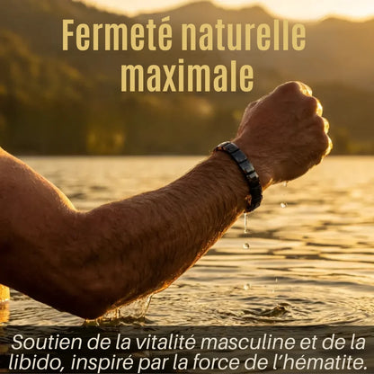 Bracelet Hémistone en hématite — Réveillez l’homme dominant qui sommeille en vous.