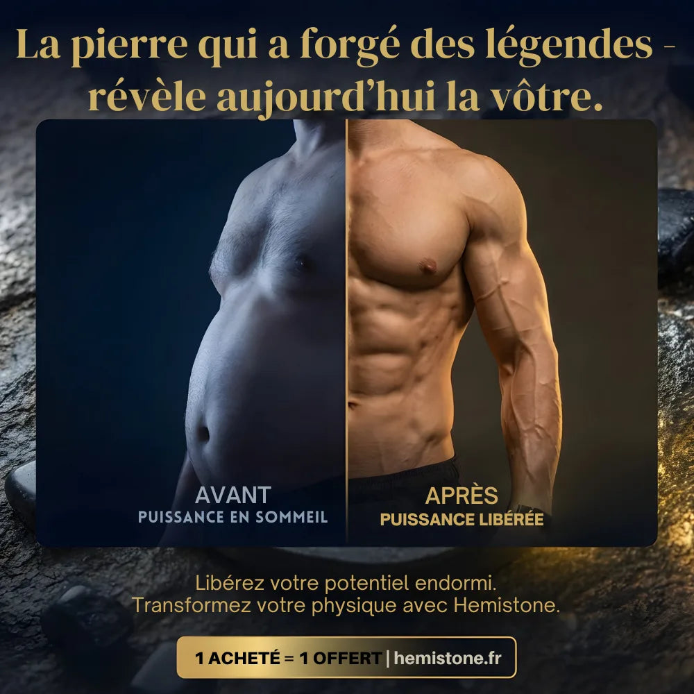 Bracelet Hémistone en hématite — Réveillez l’homme dominant qui sommeille en vous.