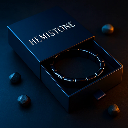 Bracelet Hémistone en hématite — Réveillez l’homme dominant qui sommeille en vous.